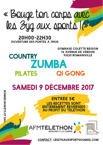 Affiche Téléthon 2017